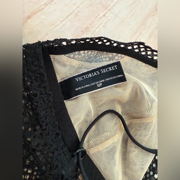 Victoria's Secret Black ID#36007169 Wire-Free Bralette Lace Small - Picture 3 of 5